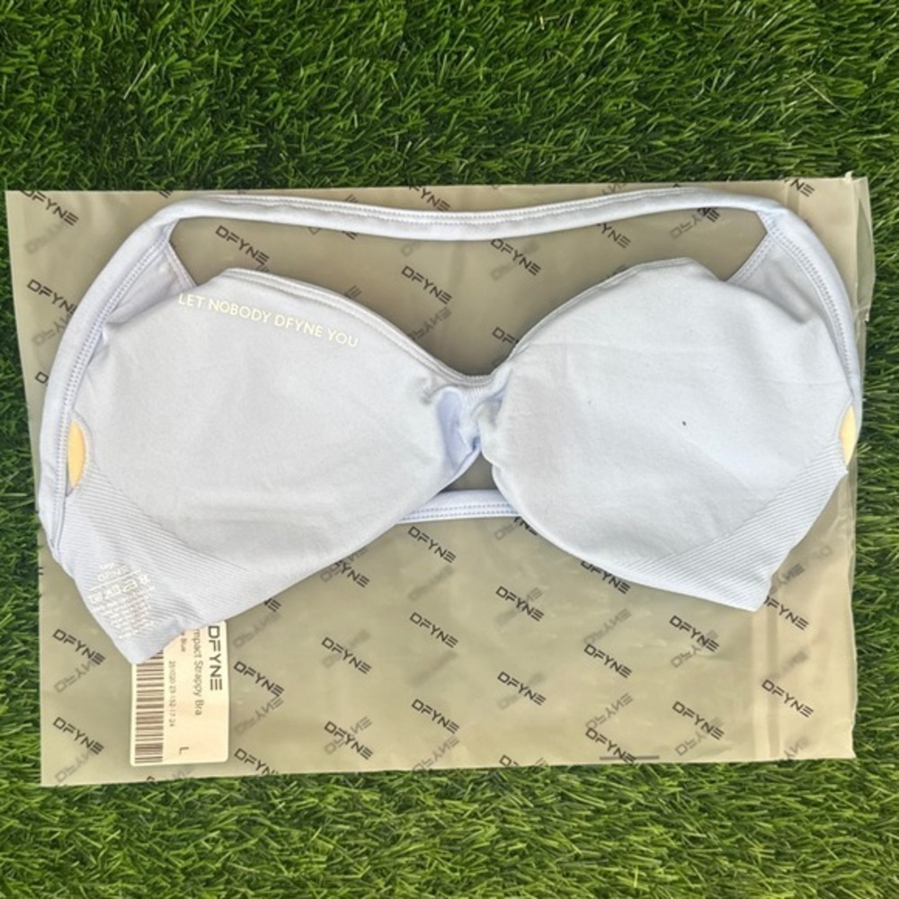Dfyne impact strappy bra ice‎ blue large - Picture 3 of 4